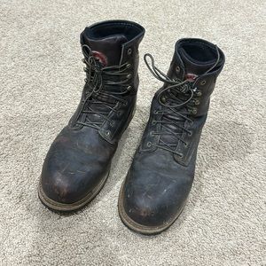 Red wing shoes Irish setter work boots